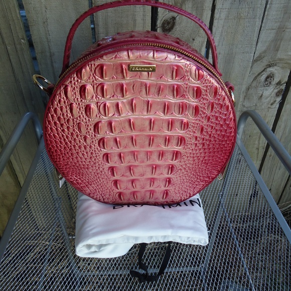 brahmin round crossbody